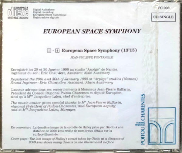 European Space Symphony (1990) — verso