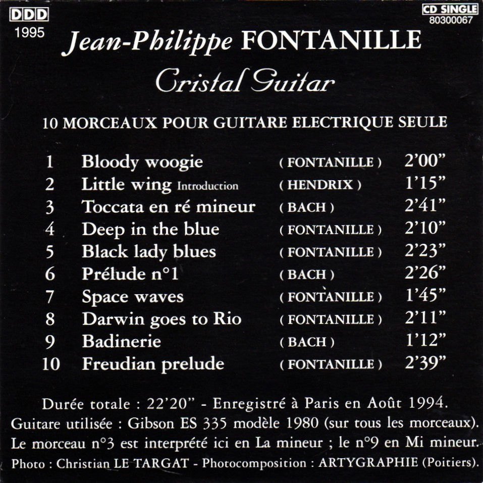 Cristal Guitar (1995) — verso